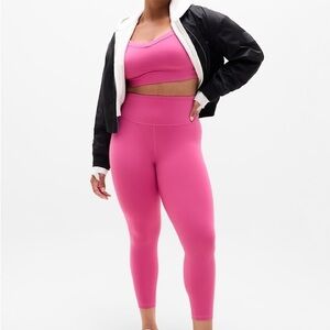 Athleta Ultra High Rise Elation 7/8 Tight leggings size XL Women’s Pink EUC